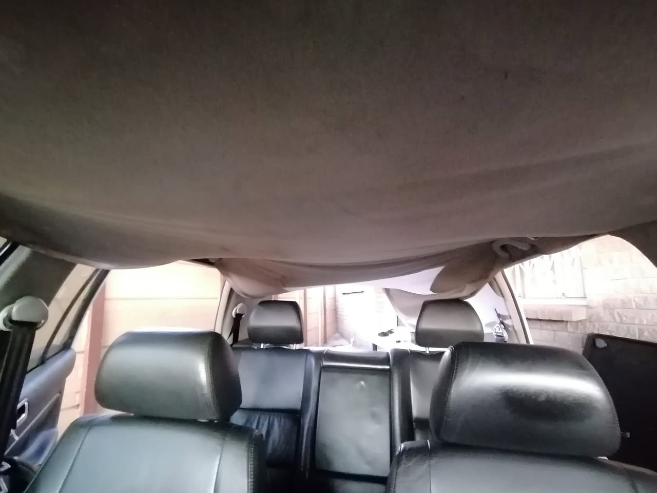 Rooflining Cloth Replacement – Before